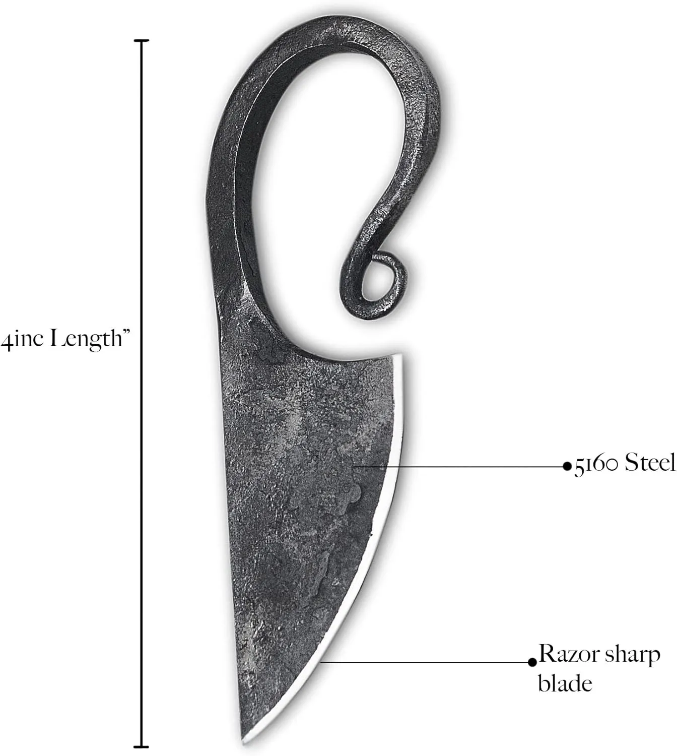MS9 Viking knife, Hand Forged Knife, Celtic Pocket Knife, Hardened Blade, Vintage, Art Collection, Antiquity, Great.Beautiful Product. (Brown)