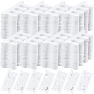 Mumufy 500 Pcs (250 Pairs) Toe Separators Pedicure Tool Kit Soft Toe Spacers for Pedicures Spreaders Finger Dividers for Women Men Feet Nail Toenails Art Painting Polish Spa(White)