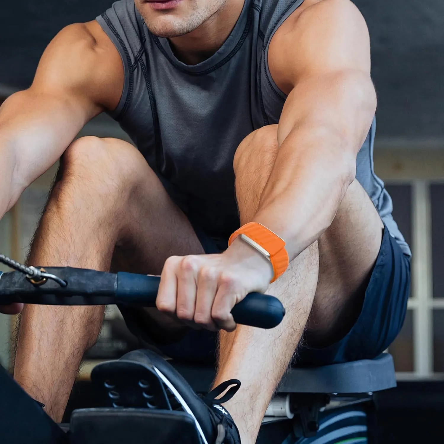 MYAPULUA Silicone Bands Compatible with WHOOP Band 4.0,Soft Silicone Sport Strap for Men/Women,Comfort Durable Waterproof and Sweatproof with U Shaped Replacement Wristbands