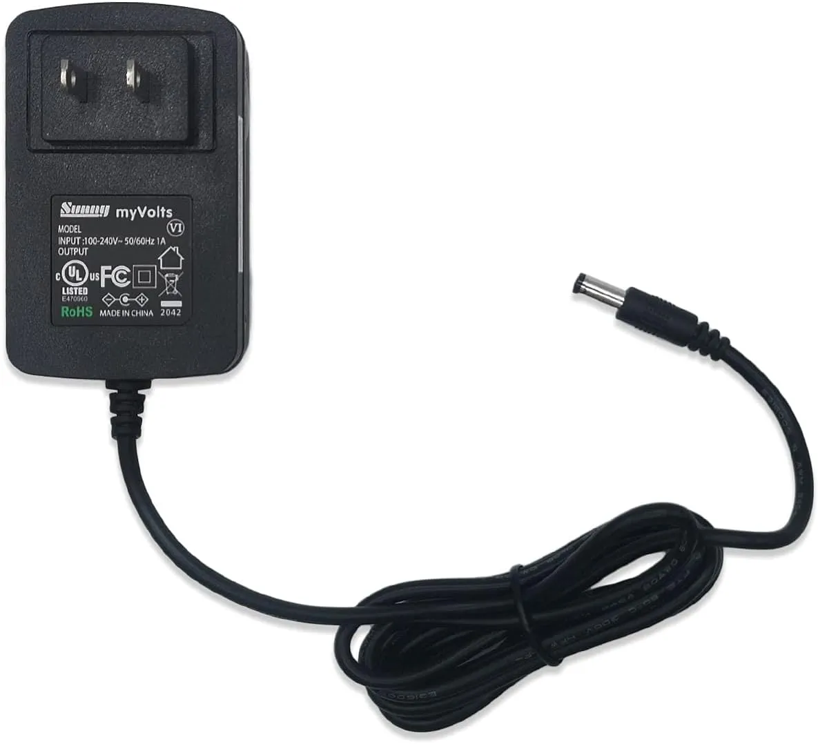 MyVolts 15V Power Supply Adaptor Compatible with Vax HCGRV1B Handheld Vacuum Cleaner - US Plug