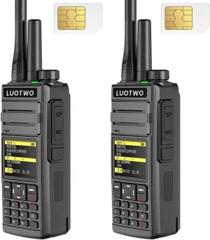 N99 Global 4G POC Walkie Talkie with SIM Cards Unlimited Range PTT Radio LTE 4G Satellite National Intercom Walkie Talkie for Adult Rechargeable Handheld Intercom 5000 km GPS,Use for a Lifetime