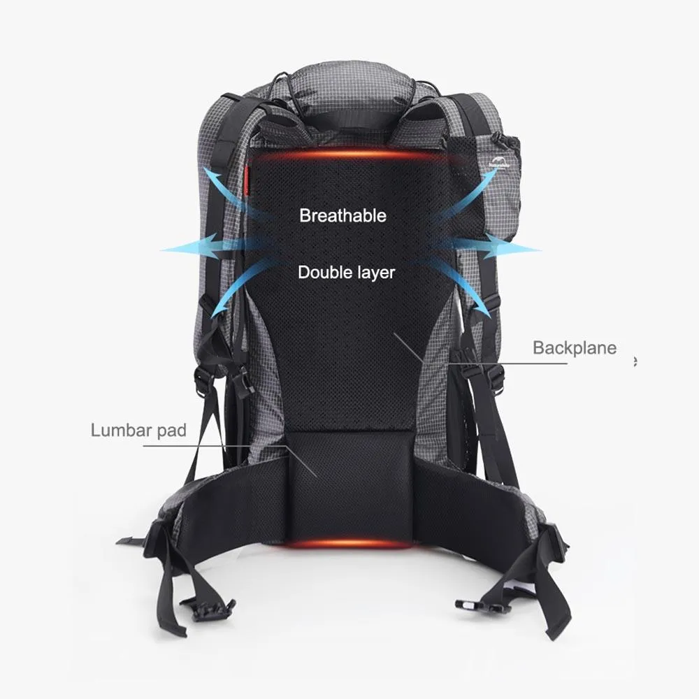 Naturehike Rock 60L 5L Hiking Backpack NH19BP095