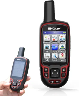 NAVA Pro F78 Handheld GPS Units with Altimeter and Compass, Preloaded with TopoActive Maps,for Surveying Outdoor Latitude Camping Hiking Army Agriculture Forest
