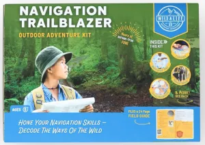 Navigation Trailblazer Outdoor Adventure Kit – Quality Exploration Gear & Activities – Ideal for Kids' Nature Fun & Creativity (TWL-Oak-NAV)