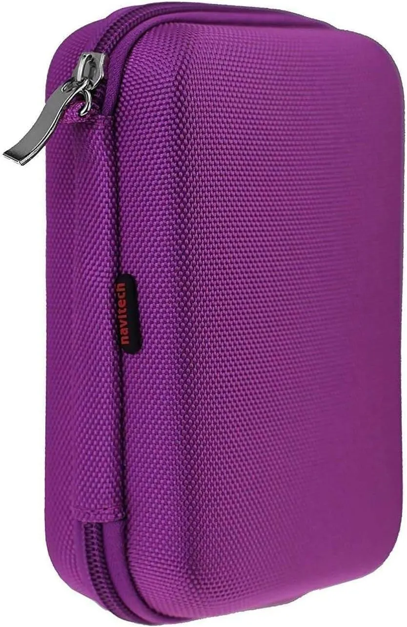 Navitech Purple Watch & Accessory Case Compatible with GOLFBUDDY aim W12 Golf GPS Watch