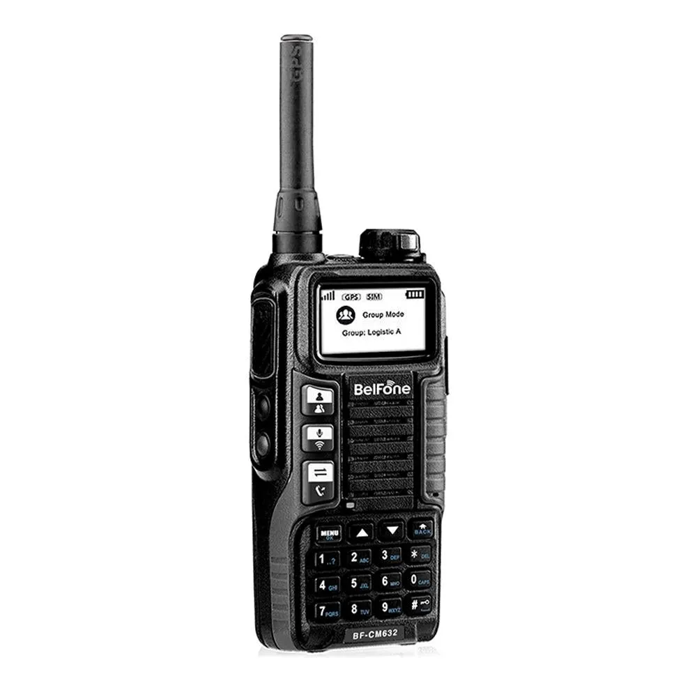  network -Black 1000 KM transceiver gps Heavy reduction BF-CM632 gsm two way walkie-talkie Best-seller Belfone public radio