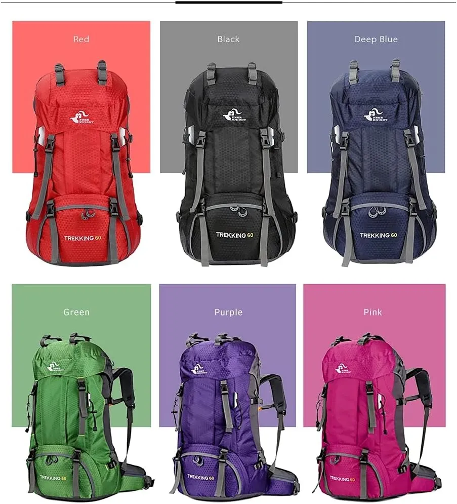New 50L & 60L Outdoor Backpack Camping Climbing Bag Waterproof Mountaineering Hiking Backpacks Molle Sport Bag Climbing Rucksack