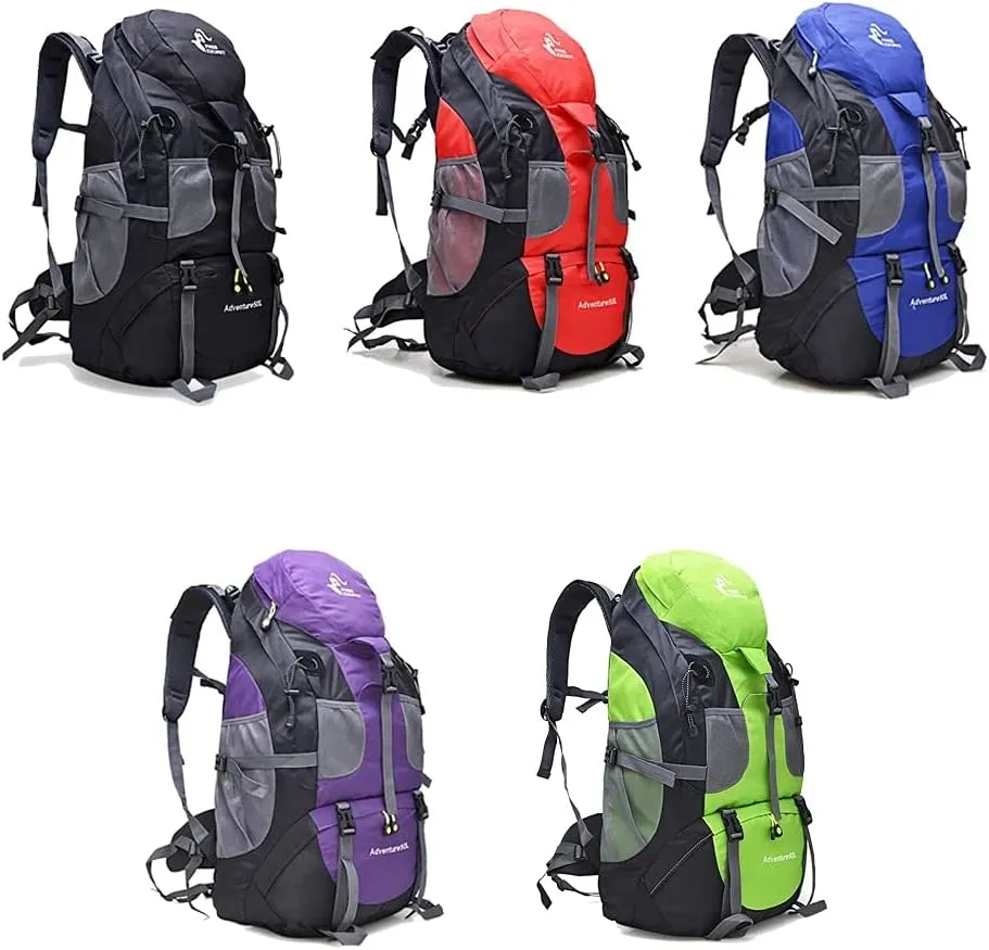 New 50L & 60L Outdoor Backpack Camping Climbing Bag Waterproof Mountaineering Hiking Backpacks Molle Sport Bag Climbing Rucksack