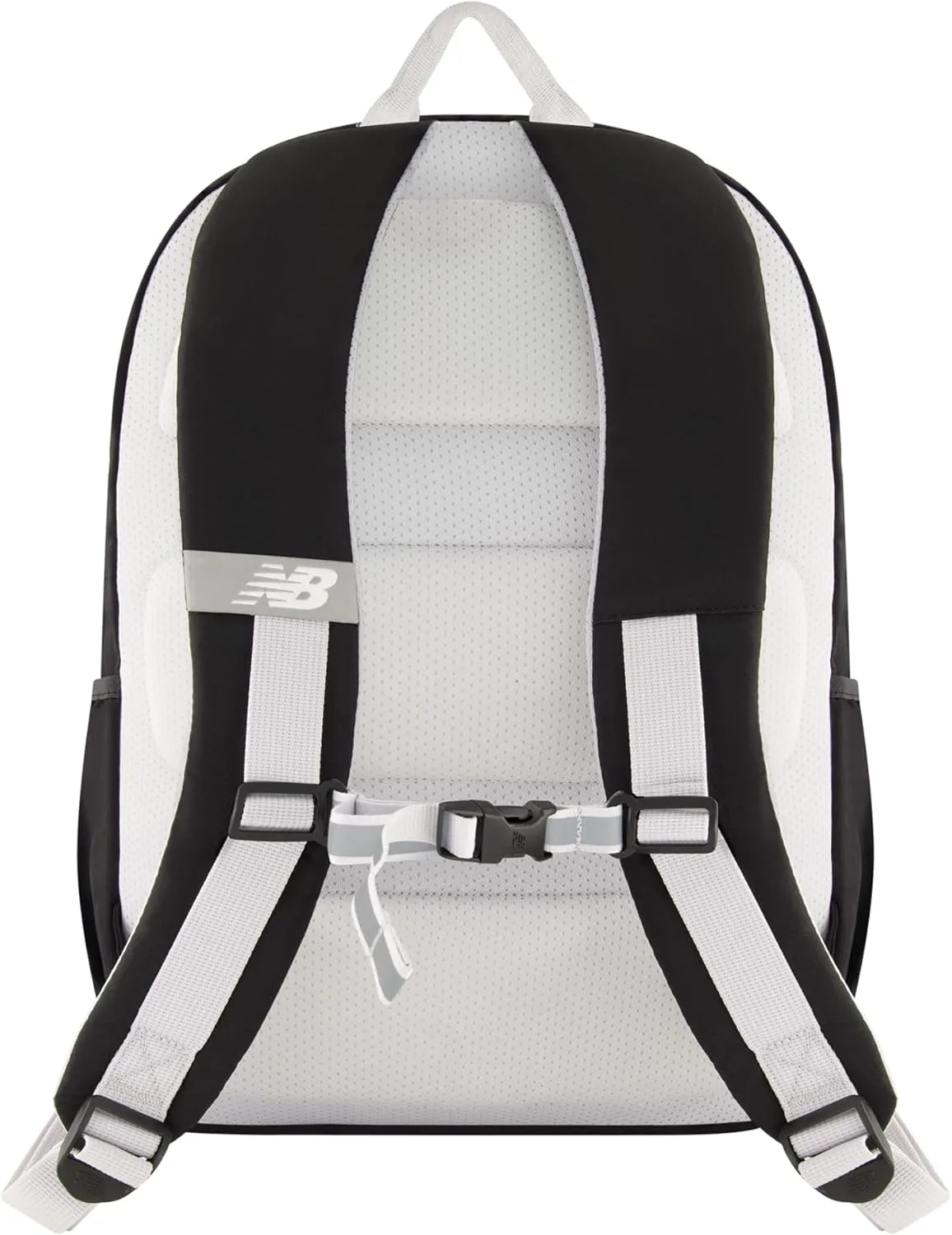 New Balance Heritage Laptop Backpack, Casual Commuter Travel Bag for Men and Women, Black, 18 Inches