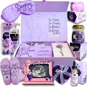 New Mom Pregnancy Care Package Basket |Pregnant Mom Gifts| Self-Care Kit for Expecting Moms | Postpartum Care Package for New Moms After baby | First Trimester Pregnancy Essentials.