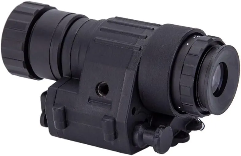 Night Vision Goggles, Head-mounted PVS-14 Micro Light Infrared Monocular Night Vision Device for Observation and Patrol, Compatible with The J-arm Night Vision Device (Black)