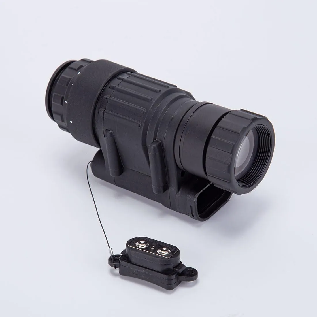 Night Vision Goggles, Head-mounted PVS-14 Micro Light Infrared Monocular Night Vision Device for Observation and Patrol, Compatible with The J-arm Night Vision Device (Black)