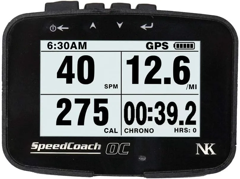 NK Sports SpeedCoach OC 2 with Training Pack, for Outrigger Canoeing, No Bumper