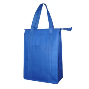 Non Woven Cooler Bag with Top Zip Closure