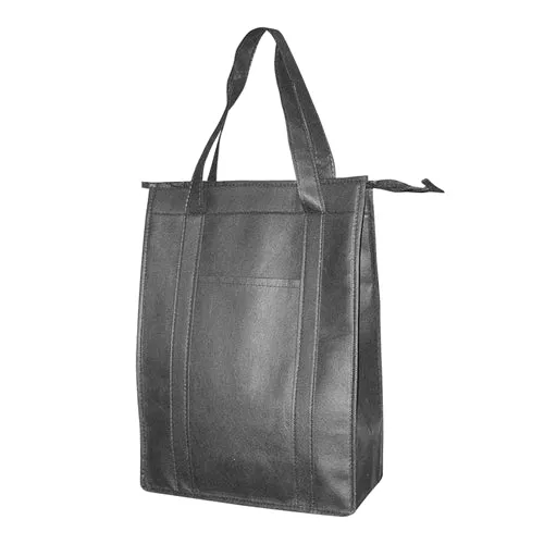 Non Woven Cooler Bag with Top Zip Closure