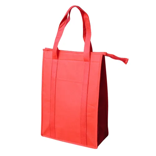 Non Woven Cooler Bag with Top Zip Closure