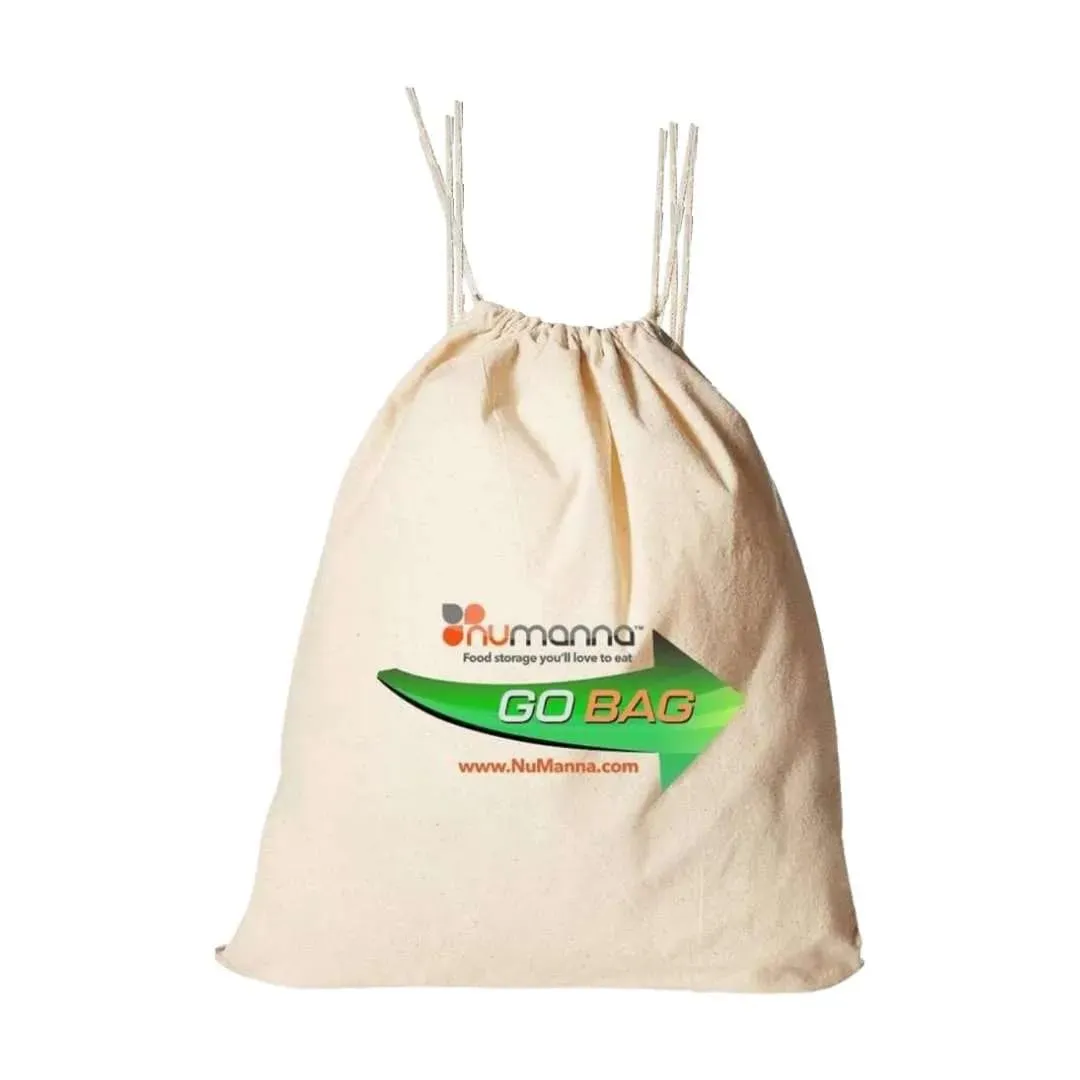 Numanna Go Bag Option 2 with Meat Emergency Preparedness Food 36 Servings Includes Pasta Alfredo & Primavera with Chicken, Pancakes, Mac n Cheese 4-5 Days of Survival & Camping Meals