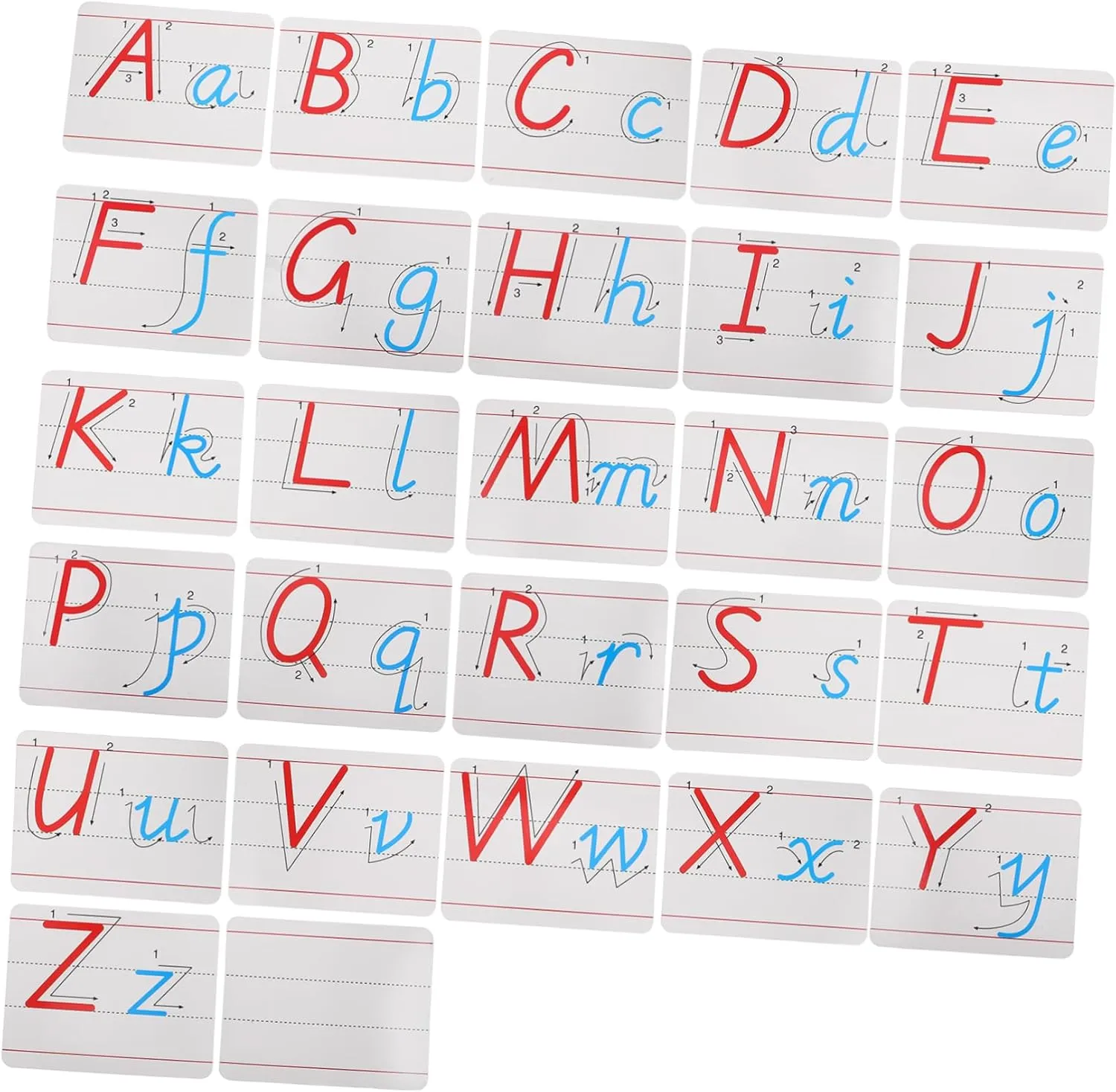 OSALADI Uppercase Lowercase Educational Alphabet Fridge Letters Kit Learning Tool for and