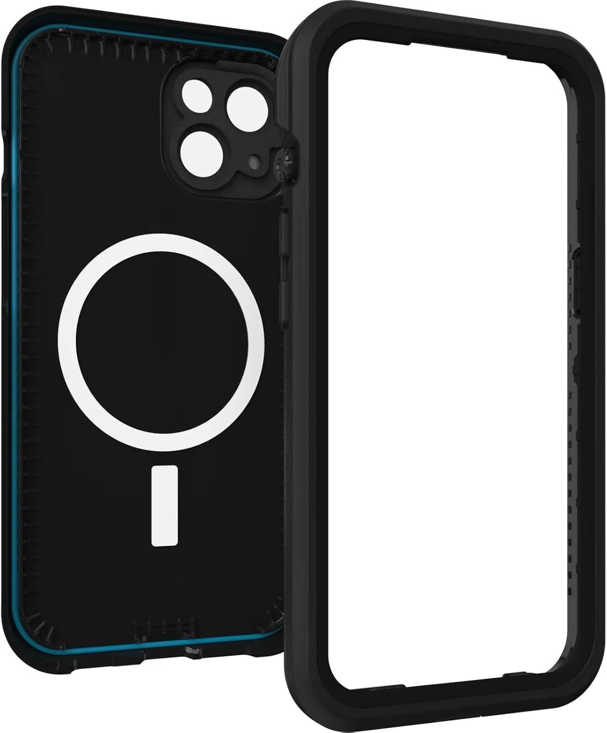 OtterBox FRĒ Series Waterproof Case with MagSafe (Designed by LifeProof) for iPhone 14 - Black