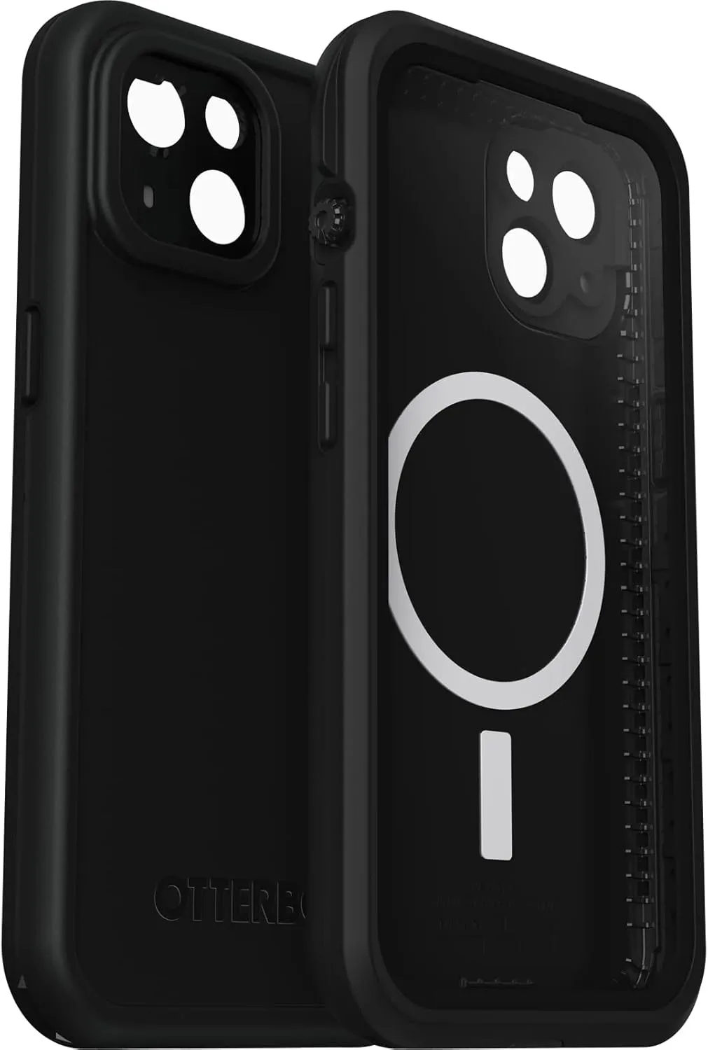 OtterBox FRĒ Series Waterproof Case with MagSafe (Designed by LifeProof) for iPhone 14 - Black