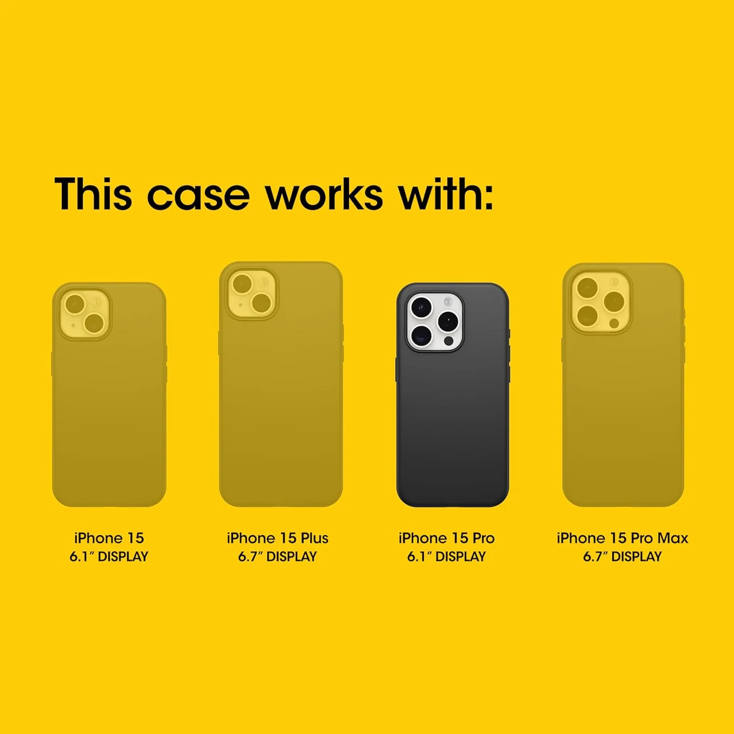 OtterBox iPhone 15 Pro (Only) FRĒ Series Waterproof Case with MagSafe (Designed by LifeProof) - Pine (Green), Waterproof, 60% Recycled Plastic, Sleek and Stylish