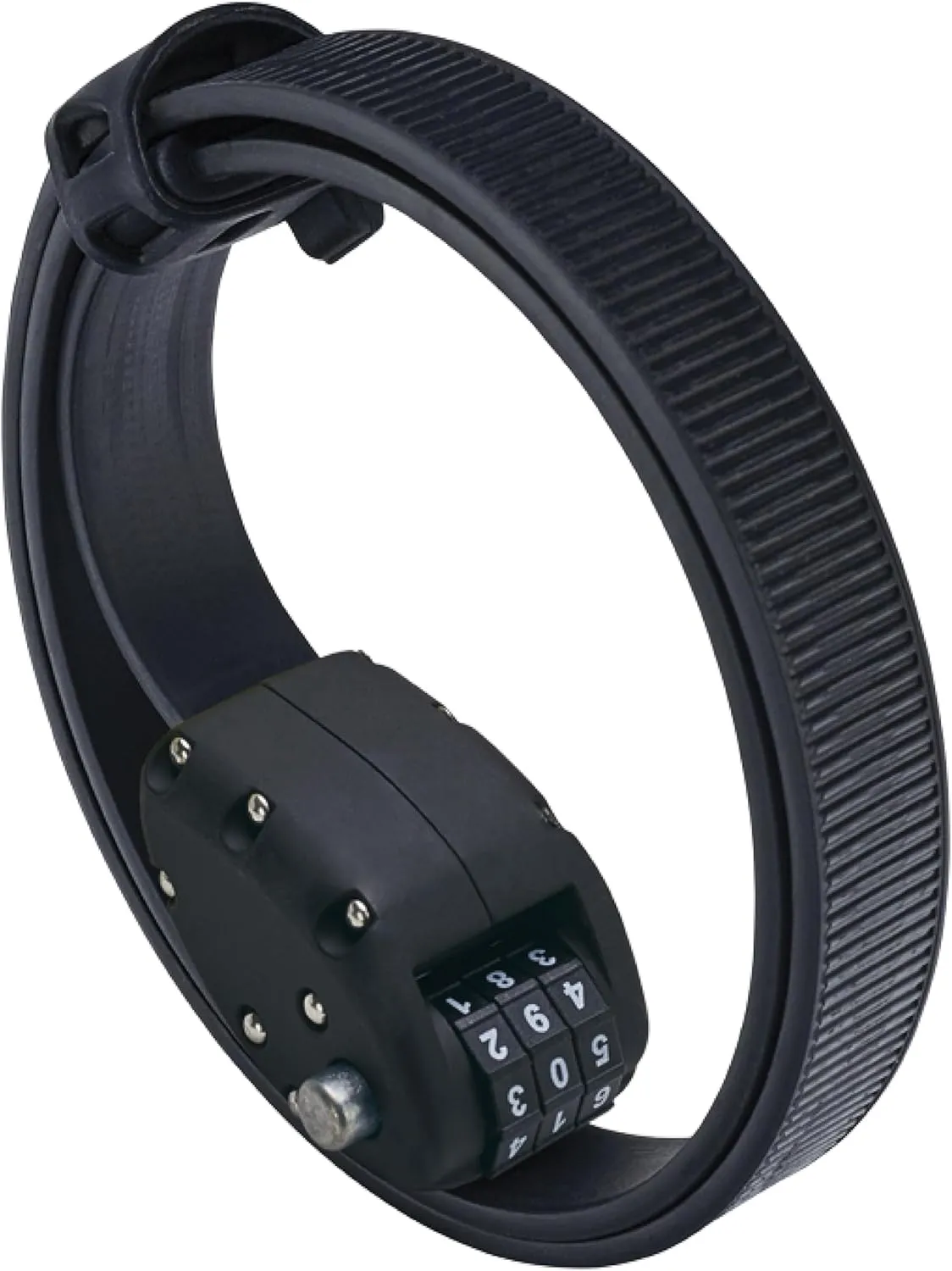 OTTOLOCK Cinch Lock - Lightweight Anti Theft Compact Combination Bike Lock, Ideal for Quick Stops, Bicycle Accessories, Stealth Black, 30 Inch