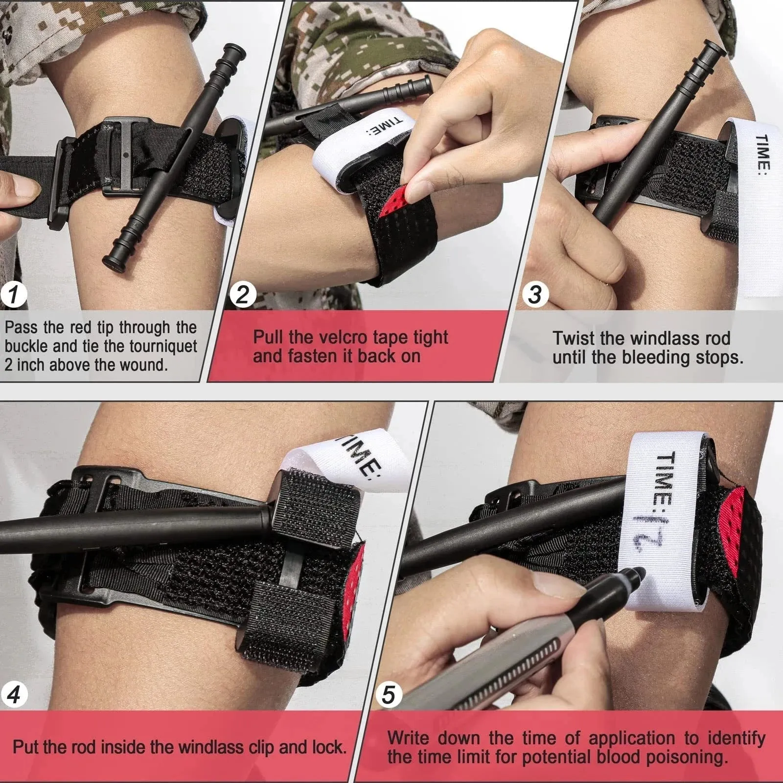 Outdoor Tactical MOLLE First Aid Bag – Complete Emergency Survival Kit