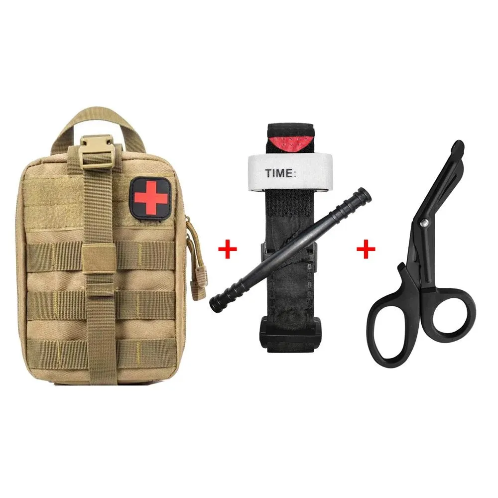 Outdoor Tactical MOLLE First Aid Bag – Complete Emergency Survival Kit