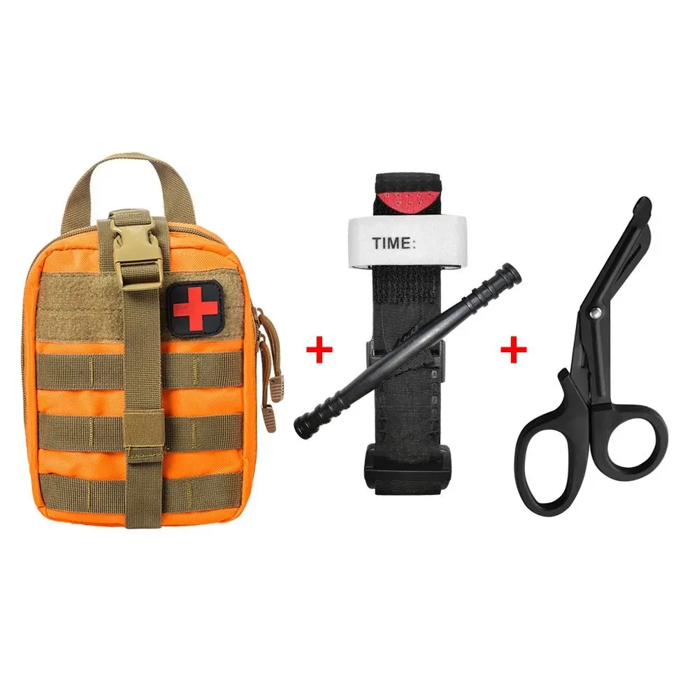 Outdoor Tactical MOLLE First Aid Bag – Complete Emergency Survival Kit