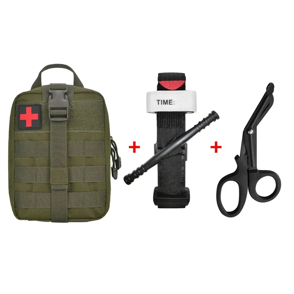 Outdoor Tactical MOLLE First Aid Bag – Complete Emergency Survival Kit
