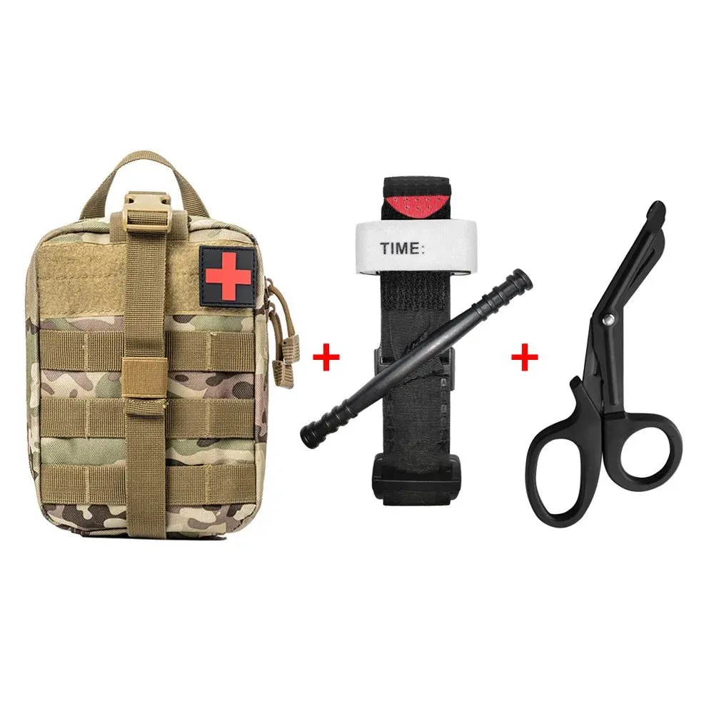 Outdoor Tactical MOLLE First Aid Bag – Complete Emergency Survival Kit