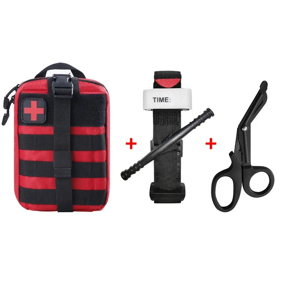 Outdoor Tactical MOLLE First Aid Bag – Complete Emergency Survival Kit