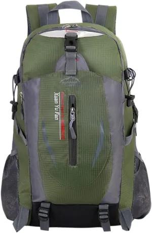 Outdoor Trekking Backpack Nylon Waterproof Hiking Travel 40L Large Capacity Knapsack Lightweight