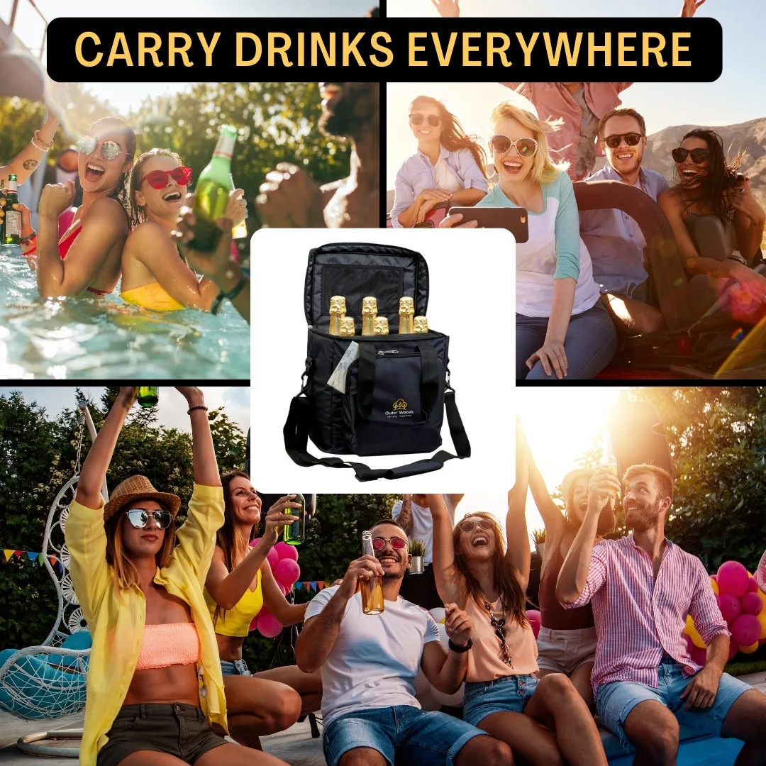 Outer Woods Insulated 6 Bottle Cooler Bag