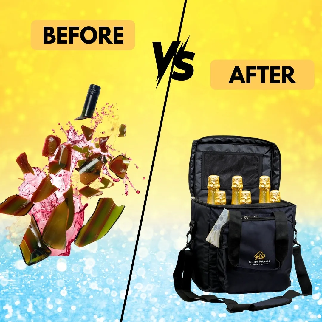 Outer Woods Insulated 6 Bottle Cooler Bag