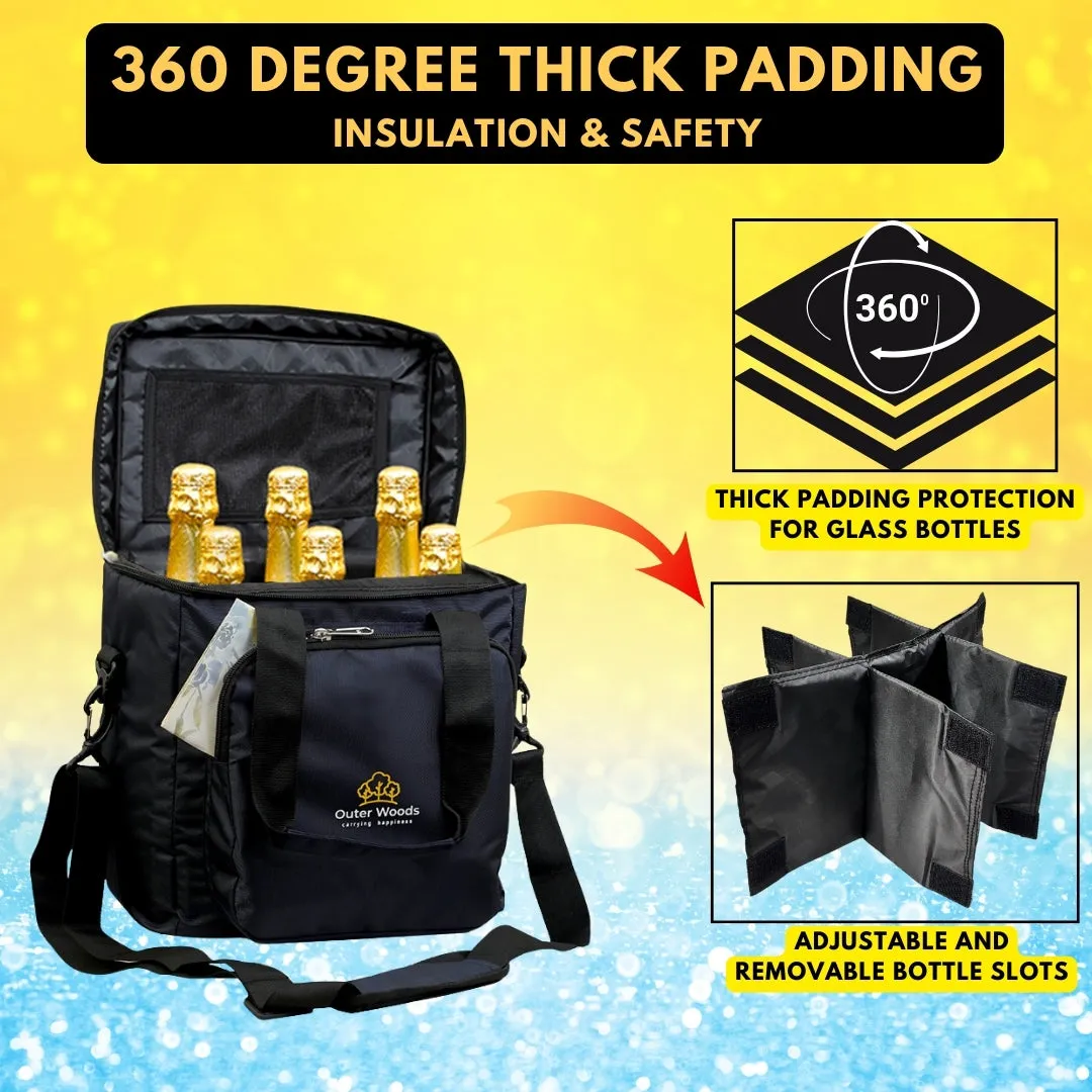 Outer Woods Insulated 6 Bottle Cooler Bag