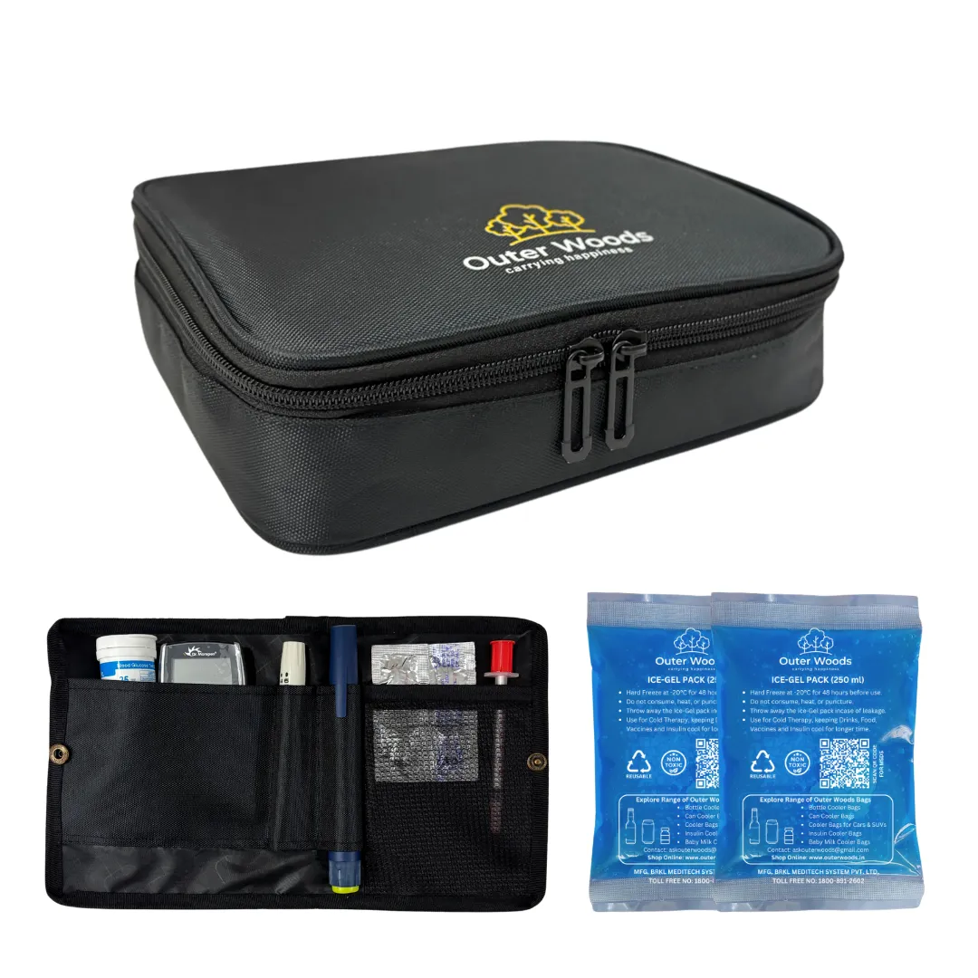 Outer Woods Insulated Insulin Cooler Bag Plus