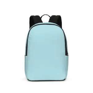 Pale Pastel Warm Cyan Waterproof Backpack | Bright Pale Pastel Warm Cyan | C30M0Y8K0