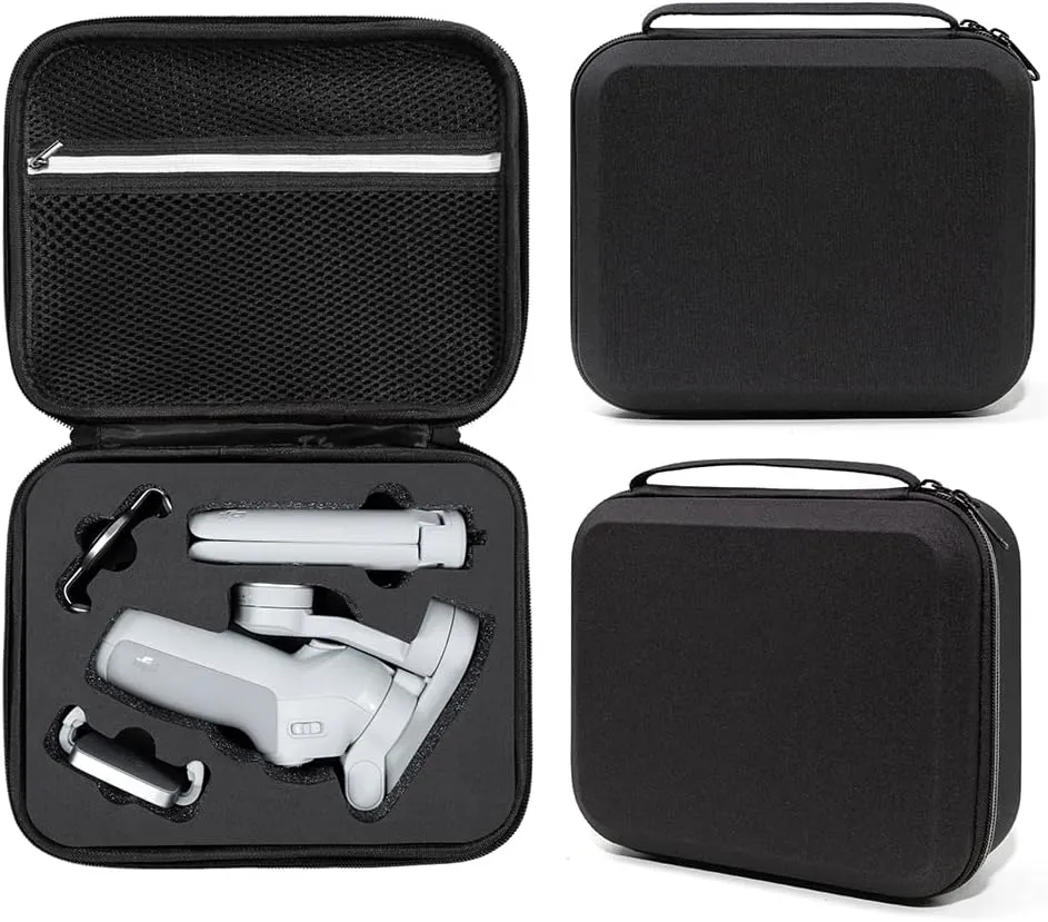 Palumma Hard Travel Carrying Case for DJI Osmo Se Gimbal Stabilizer Protective Case Storage Bag Handbag for OM Se Handheld Gimbal Protection Accessory(Black)