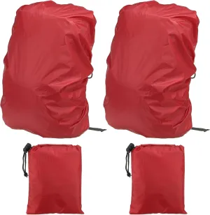 PATIKIL Waterproof Backpack Rain Cover, Backpack Covers with Anti-Slip Cross Buckle Straps & Drawstring Bag for Hiking Camping