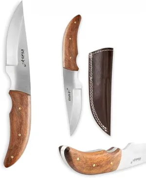 Perkin Handmade Fixed Blade Hunting Knives-Full Tang Bushcraft Fixed-Blade Knives for Men Woman Outdoor, Camping, Survival Tactical, Fighting, Hiking, Skinning, Hunter-Unisex Adults