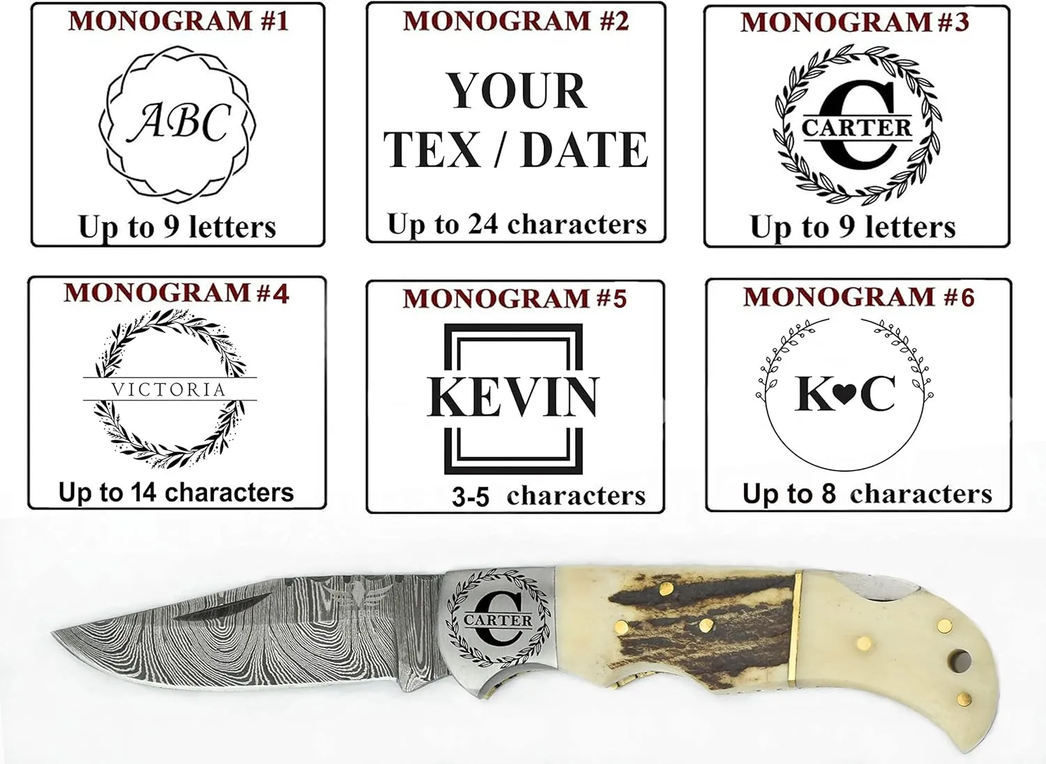 Personalised Damascus Pocket Knife for Men - 133 Layer Solid Steel Handmade Folding Hunting Knives with Sharpner and Leather Pouch - Best Knife for Camping Hunting Hiking - Father’s Day Gifts for Men Husband Dad