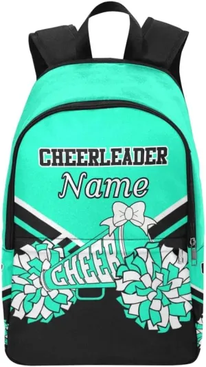 Personalized Pretty Cheer Cheerleader Backpack with Name Custom Travel Daypack Bag for Man Woman Gifts