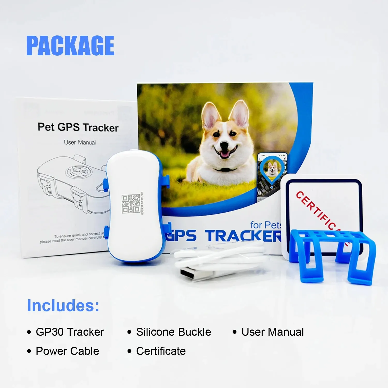 Pet GPS Tracker Waterproof Smart Locator
