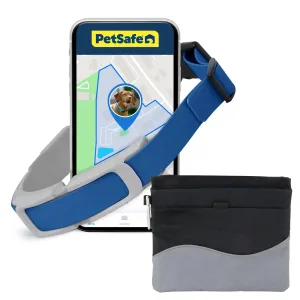PetSafe Guardian GPS   Tracking Dog Fence Collar – Wireless Dog Fence with Real-Time Tracking – Most Reliable GPS Fence for Yards Over ¾ Acres – Subscription Required – with Black Mini Dog Treat Pouch
