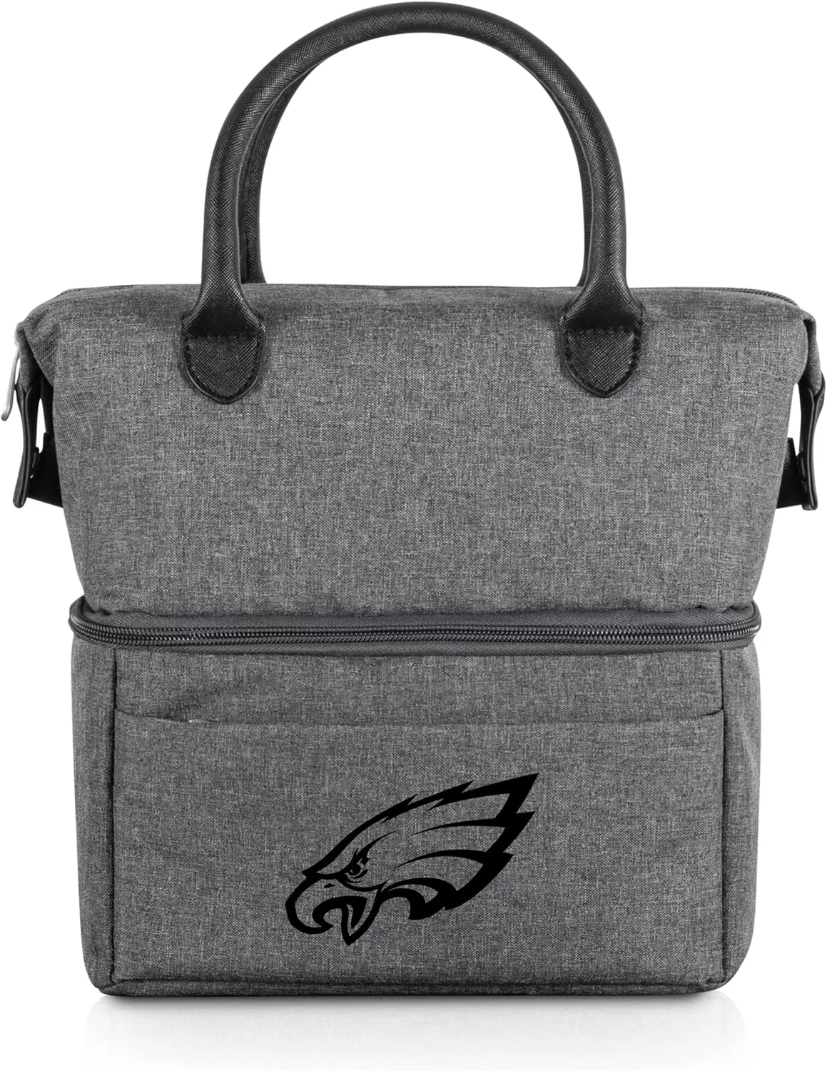 PICNIC TIME NFL Seattle Seahawks Urban Lunch Bag - Cooler Lunch Tote - Insulated Lunch Bag, (Gray with Black Accents)
