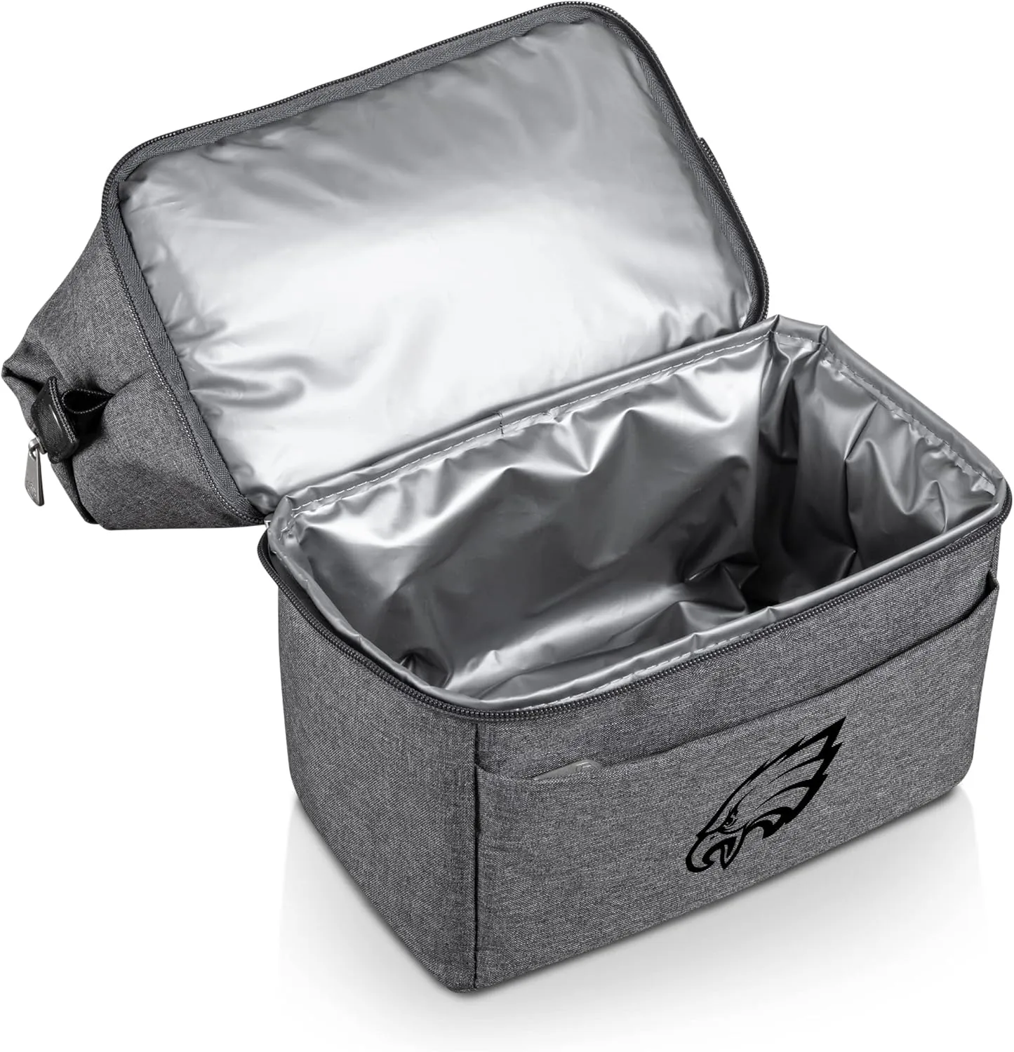 PICNIC TIME NFL Seattle Seahawks Urban Lunch Bag - Cooler Lunch Tote - Insulated Lunch Bag, (Gray with Black Accents)