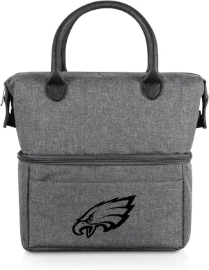PICNIC TIME NFL Seattle Seahawks Urban Lunch Bag - Cooler Lunch Tote - Insulated Lunch Bag, (Gray with Black Accents)