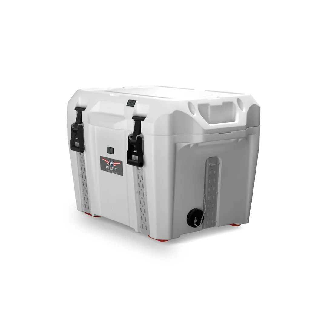 Pilot Outdoors® Premium Ice Chest Cooler 35/60 (White)