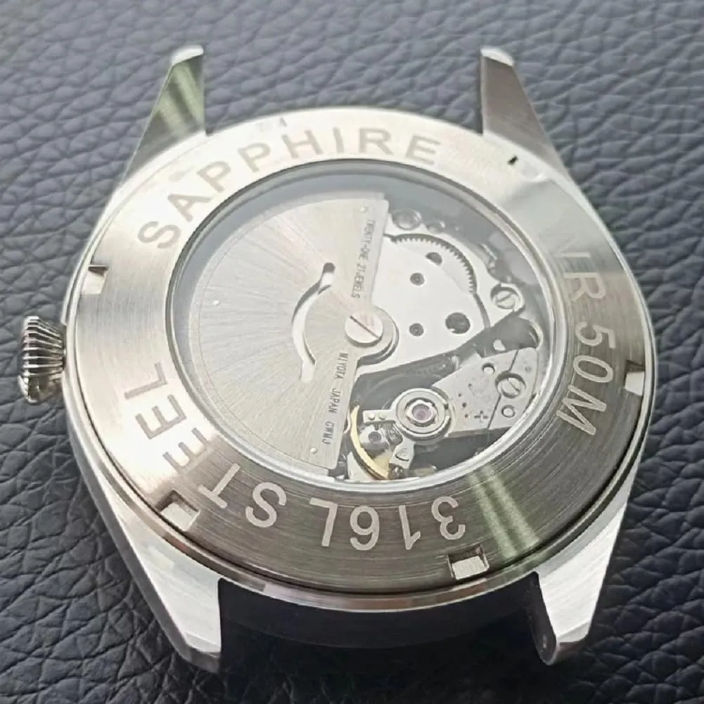 Pilot Watch Men's Aviator Wrist Watch Japan Automatic Movement Mechanical Watches Stainless Steel Case Flieger Timepieces with Luminous Waterproof